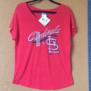 Woman’s Saint Louis Cardinals Tri-blend T-shirt